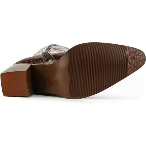 NEW Western Cowboy Boots for Women - Knee High Wide Calf Cowgirl Boots - Picture 4 of 6